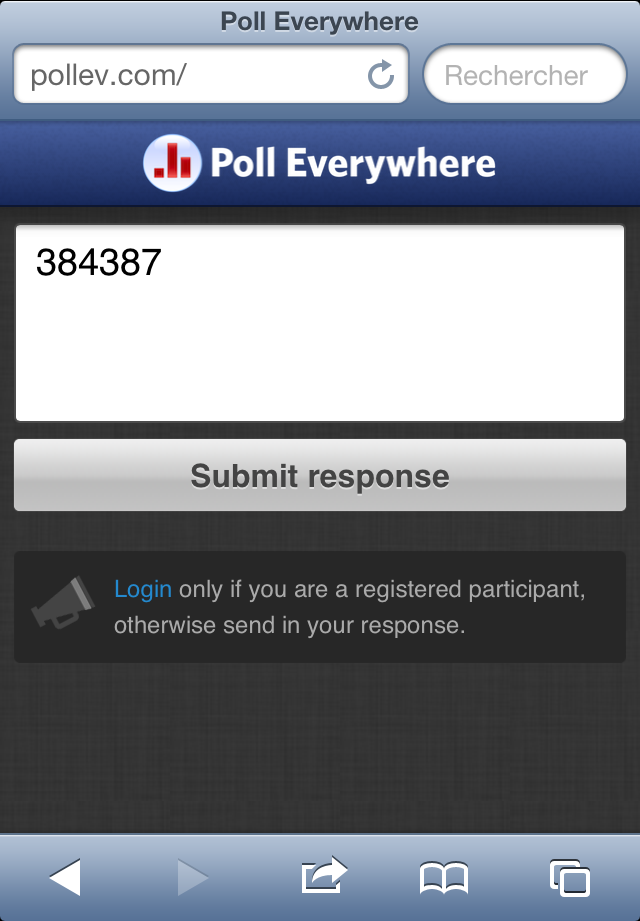 Poll Everywhere Vote